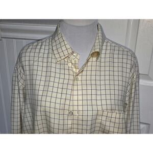 Mens Cotton Ralph Lauren Purple Label XL Purple And Brown Long Sleeve Shirt